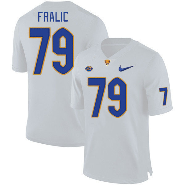 Pitt Panthers #79 Bill Fralic College Football Jerseys Stitched Sale-White